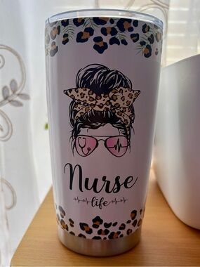 Nurse Life, Not All Angels Have Wings, Some Have Stethoscopes, 20 oz Tumbler